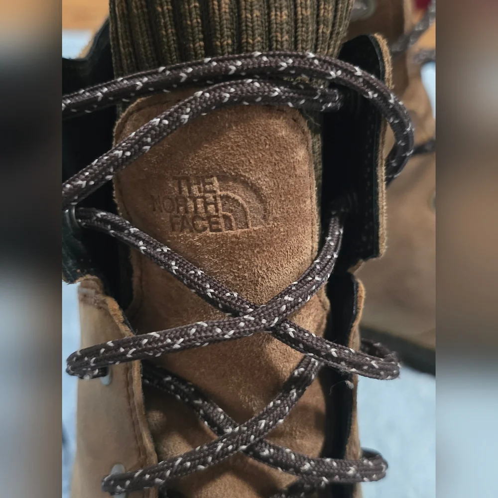 For Women The North Face Brown Lace Up Boots for Outdoor Adventures - Picture 9 of 15